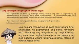 Pagmamahal sa Bayan: Gaano Kahalaga at Paano Ipakita.